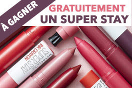 Un crayon à lèvres à remporter