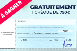 750€ à gagner
