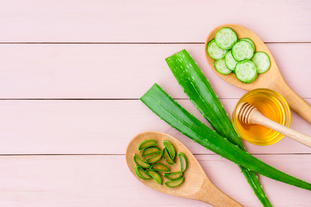 DIY gelée désaltérante visage à l'aloe vera