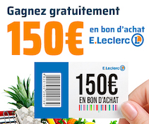Gagnez 150€ en bons d'achat
